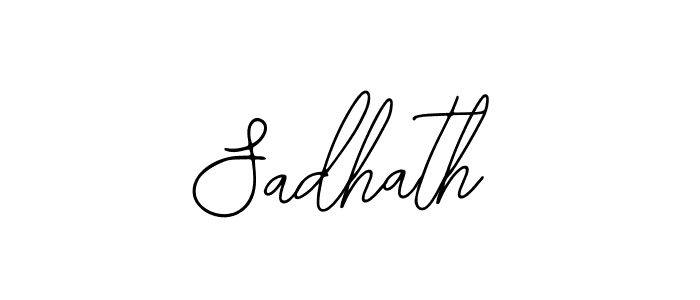 You can use this online signature creator to create a handwritten signature for the name Sadhath. This is the best online autograph maker. Sadhath signature style 12 images and pictures png