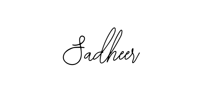 This is the best signature style for the Sadheer name. Also you like these signature font (Bearetta-2O07w). Mix name signature. Sadheer signature style 12 images and pictures png