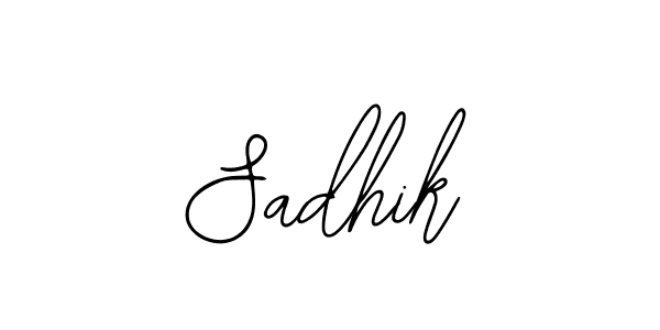 Make a beautiful signature design for name Sadhik. Use this online signature maker to create a handwritten signature for free. Sadhik signature style 12 images and pictures png