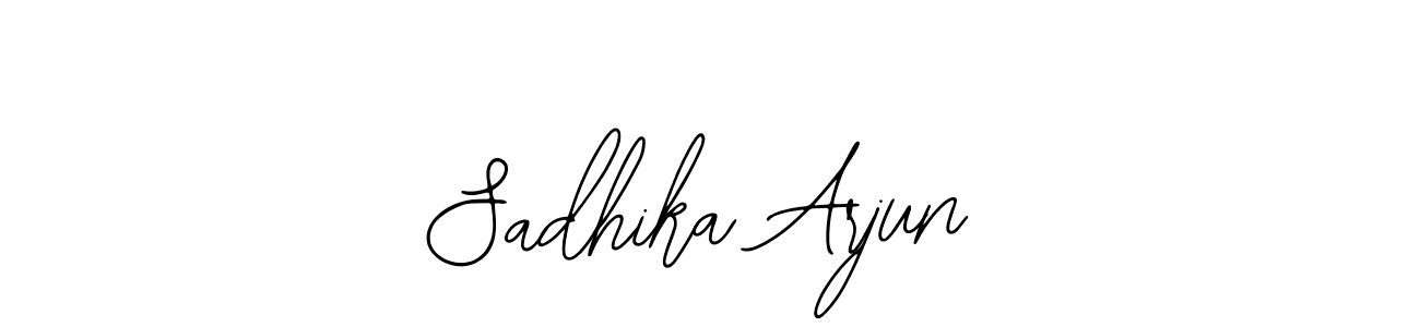 Design your own signature with our free online signature maker. With this signature software, you can create a handwritten (Bearetta-2O07w) signature for name Sadhika Arjun. Sadhika Arjun signature style 12 images and pictures png