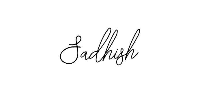 The best way (Bearetta-2O07w) to make a short signature is to pick only two or three words in your name. The name Sadhish include a total of six letters. For converting this name. Sadhish signature style 12 images and pictures png