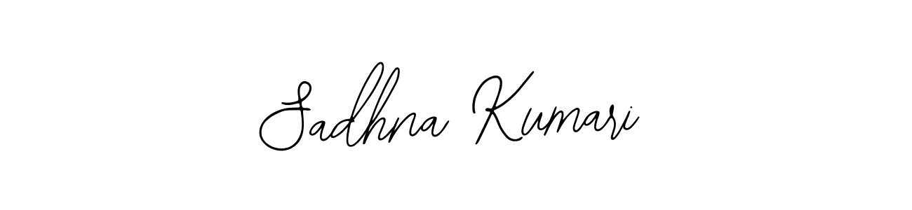 How to make Sadhna Kumari name signature. Use Bearetta-2O07w style for creating short signs online. This is the latest handwritten sign. Sadhna Kumari signature style 12 images and pictures png