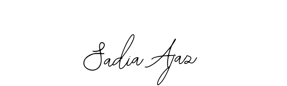 How to make Sadia Ajaz signature? Bearetta-2O07w is a professional autograph style. Create handwritten signature for Sadia Ajaz name. Sadia Ajaz signature style 12 images and pictures png