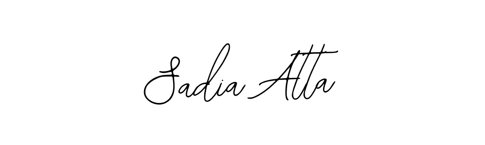 Make a beautiful signature design for name Sadia Atta. Use this online signature maker to create a handwritten signature for free. Sadia Atta signature style 12 images and pictures png