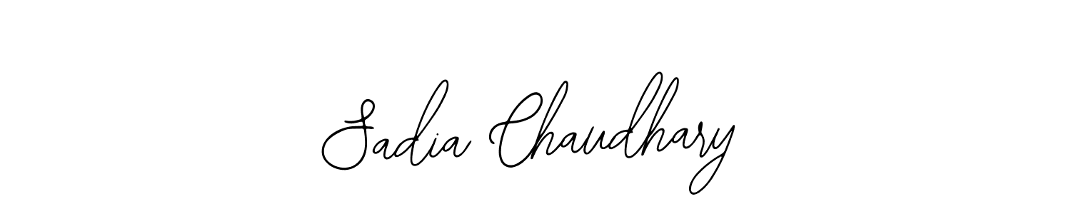Design your own signature with our free online signature maker. With this signature software, you can create a handwritten (Bearetta-2O07w) signature for name Sadia Chaudhary. Sadia Chaudhary signature style 12 images and pictures png