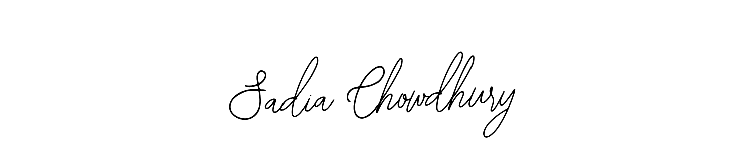 Use a signature maker to create a handwritten signature online. With this signature software, you can design (Bearetta-2O07w) your own signature for name Sadia Chowdhury. Sadia Chowdhury signature style 12 images and pictures png