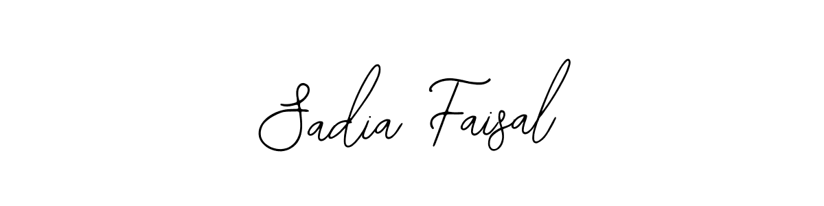 Bearetta-2O07w is a professional signature style that is perfect for those who want to add a touch of class to their signature. It is also a great choice for those who want to make their signature more unique. Get Sadia Faisal name to fancy signature for free. Sadia Faisal signature style 12 images and pictures png
