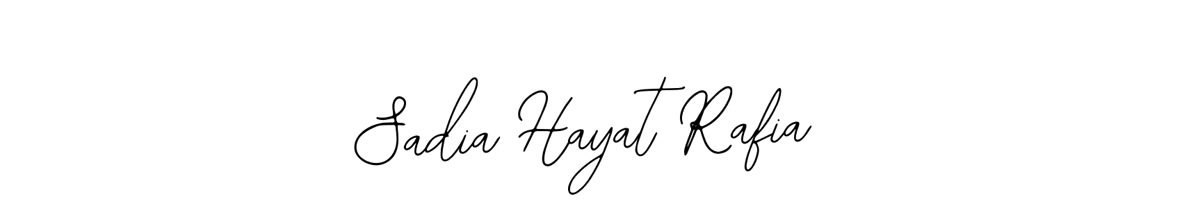 Use a signature maker to create a handwritten signature online. With this signature software, you can design (Bearetta-2O07w) your own signature for name Sadia Hayat Rafia. Sadia Hayat Rafia signature style 12 images and pictures png