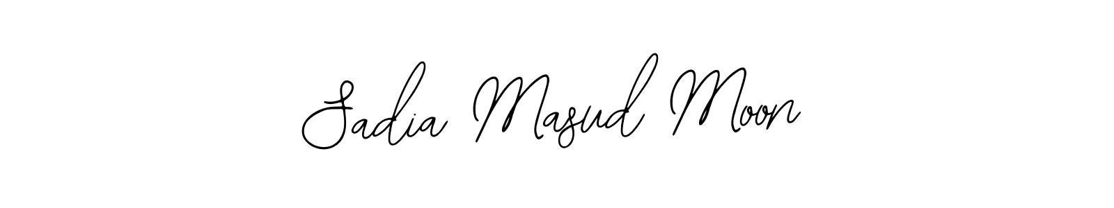 Make a beautiful signature design for name Sadia Masud Moon. With this signature (Bearetta-2O07w) style, you can create a handwritten signature for free. Sadia Masud Moon signature style 12 images and pictures png