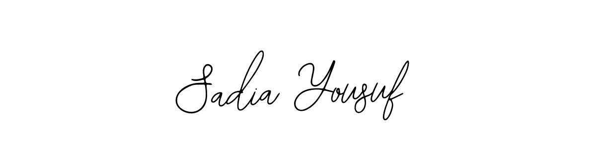 Create a beautiful signature design for name Sadia Yousuf. With this signature (Bearetta-2O07w) fonts, you can make a handwritten signature for free. Sadia Yousuf signature style 12 images and pictures png