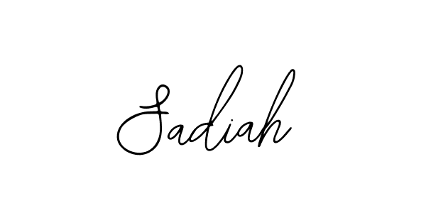 Make a beautiful signature design for name Sadiah. Use this online signature maker to create a handwritten signature for free. Sadiah signature style 12 images and pictures png