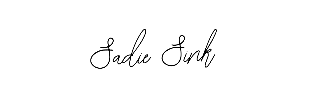 Similarly Bearetta-2O07w is the best handwritten signature design. Signature creator online .You can use it as an online autograph creator for name Sadie Sink. Sadie Sink signature style 12 images and pictures png