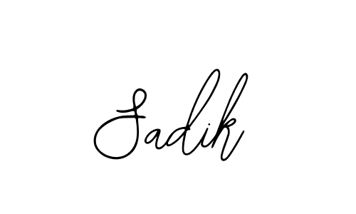 How to make Sadik signature? Bearetta-2O07w is a professional autograph style. Create handwritten signature for Sadik name. Sadik signature style 12 images and pictures png