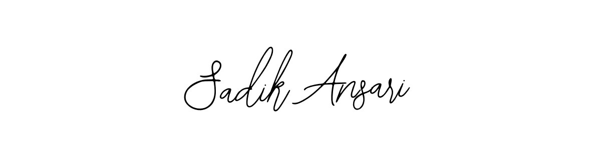 Sadik Ansari stylish signature style. Best Handwritten Sign (Bearetta-2O07w) for my name. Handwritten Signature Collection Ideas for my name Sadik Ansari. Sadik Ansari signature style 12 images and pictures png