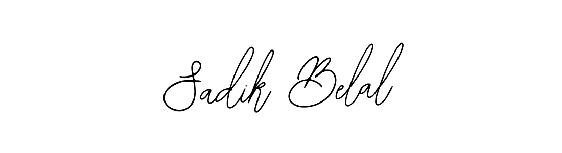 Sadik Belal stylish signature style. Best Handwritten Sign (Bearetta-2O07w) for my name. Handwritten Signature Collection Ideas for my name Sadik Belal. Sadik Belal signature style 12 images and pictures png