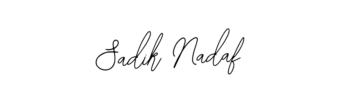 Once you've used our free online signature maker to create your best signature Bearetta-2O07w style, it's time to enjoy all of the benefits that Sadik Nadaf name signing documents. Sadik Nadaf signature style 12 images and pictures png