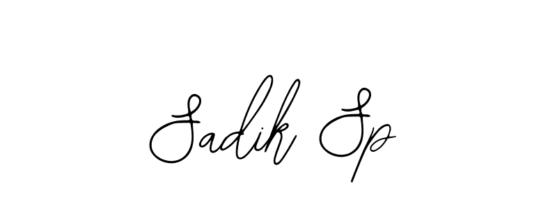 Make a beautiful signature design for name Sadik Sp. Use this online signature maker to create a handwritten signature for free. Sadik Sp signature style 12 images and pictures png