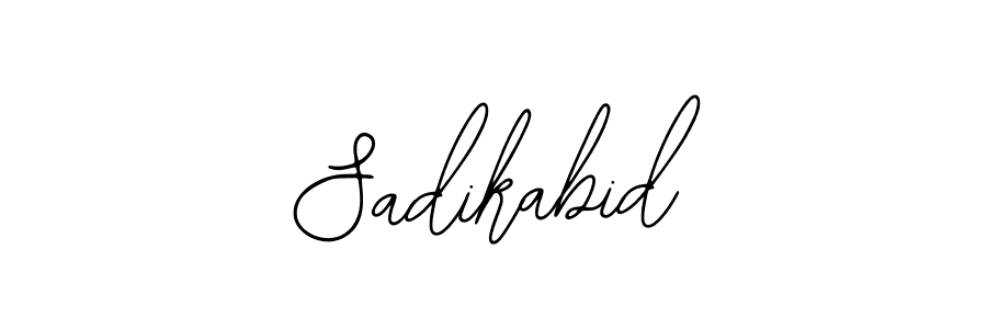Sadikabid stylish signature style. Best Handwritten Sign (Bearetta-2O07w) for my name. Handwritten Signature Collection Ideas for my name Sadikabid. Sadikabid signature style 12 images and pictures png