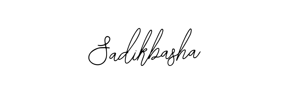 It looks lik you need a new signature style for name Sadikbasha. Design unique handwritten (Bearetta-2O07w) signature with our free signature maker in just a few clicks. Sadikbasha signature style 12 images and pictures png