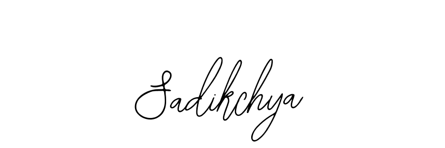 It looks lik you need a new signature style for name Sadikchya. Design unique handwritten (Bearetta-2O07w) signature with our free signature maker in just a few clicks. Sadikchya signature style 12 images and pictures png