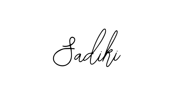 Also we have Sadiki name is the best signature style. Create professional handwritten signature collection using Bearetta-2O07w autograph style. Sadiki signature style 12 images and pictures png