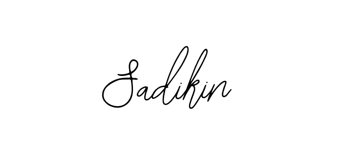 How to make Sadikin signature? Bearetta-2O07w is a professional autograph style. Create handwritten signature for Sadikin name. Sadikin signature style 12 images and pictures png