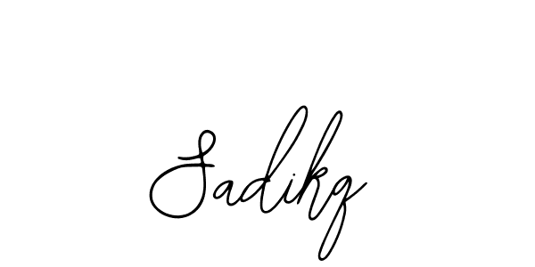 Make a beautiful signature design for name Sadikq. With this signature (Bearetta-2O07w) style, you can create a handwritten signature for free. Sadikq signature style 12 images and pictures png