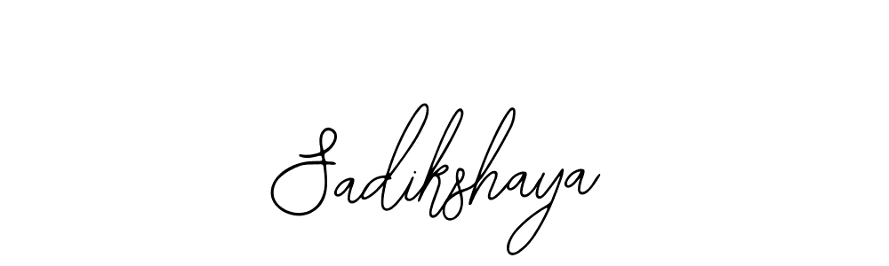 Create a beautiful signature design for name Sadikshaya. With this signature (Bearetta-2O07w) fonts, you can make a handwritten signature for free. Sadikshaya signature style 12 images and pictures png