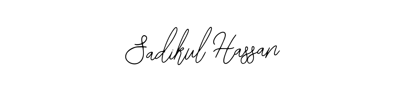 Similarly Bearetta-2O07w is the best handwritten signature design. Signature creator online .You can use it as an online autograph creator for name Sadikul Hassan. Sadikul Hassan signature style 12 images and pictures png