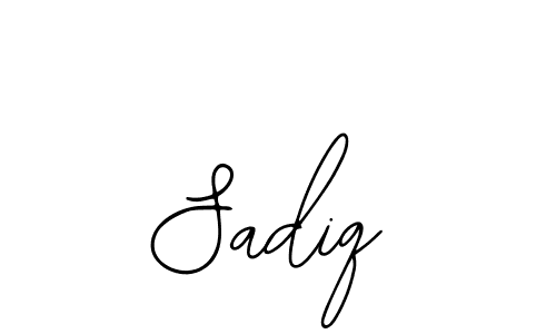 Also You can easily find your signature by using the search form. We will create Sadiq name handwritten signature images for you free of cost using Bearetta-2O07w sign style. Sadiq signature style 12 images and pictures png