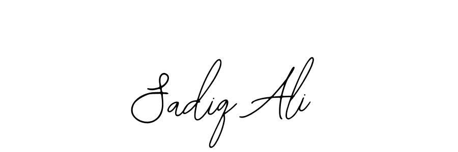 Use a signature maker to create a handwritten signature online. With this signature software, you can design (Bearetta-2O07w) your own signature for name Sadiq Ali. Sadiq Ali signature style 12 images and pictures png