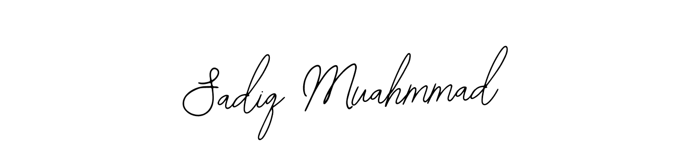 Once you've used our free online signature maker to create your best signature Bearetta-2O07w style, it's time to enjoy all of the benefits that Sadiq Muahmmad name signing documents. Sadiq Muahmmad signature style 12 images and pictures png