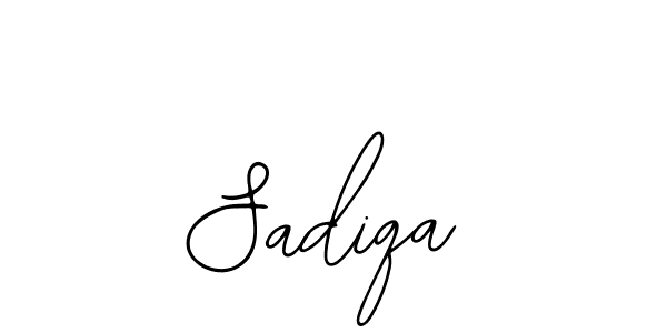 How to Draw Sadiqa signature style? Bearetta-2O07w is a latest design signature styles for name Sadiqa. Sadiqa signature style 12 images and pictures png