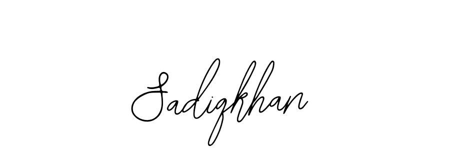 How to Draw Sadiqkhan signature style? Bearetta-2O07w is a latest design signature styles for name Sadiqkhan. Sadiqkhan signature style 12 images and pictures png