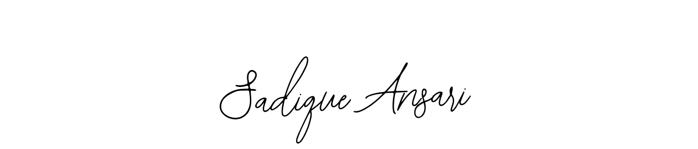 Make a beautiful signature design for name Sadique Ansari. With this signature (Bearetta-2O07w) style, you can create a handwritten signature for free. Sadique Ansari signature style 12 images and pictures png