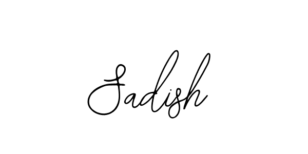 Use a signature maker to create a handwritten signature online. With this signature software, you can design (Bearetta-2O07w) your own signature for name Sadish. Sadish signature style 12 images and pictures png