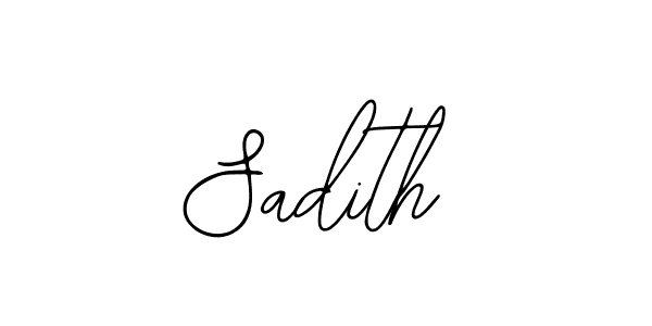 Design your own signature with our free online signature maker. With this signature software, you can create a handwritten (Bearetta-2O07w) signature for name Sadith. Sadith signature style 12 images and pictures png