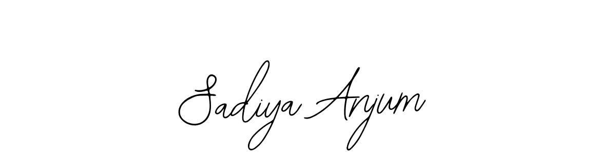 Use a signature maker to create a handwritten signature online. With this signature software, you can design (Bearetta-2O07w) your own signature for name Sadiya Anjum. Sadiya Anjum signature style 12 images and pictures png