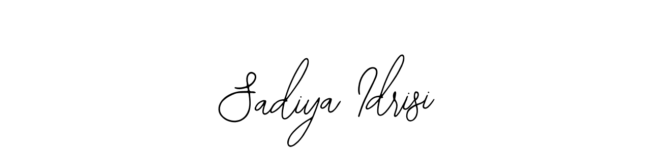 Use a signature maker to create a handwritten signature online. With this signature software, you can design (Bearetta-2O07w) your own signature for name Sadiya Idrisi. Sadiya Idrisi signature style 12 images and pictures png