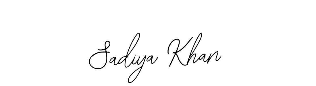 How to make Sadiya Khan signature? Bearetta-2O07w is a professional autograph style. Create handwritten signature for Sadiya Khan name. Sadiya Khan signature style 12 images and pictures png