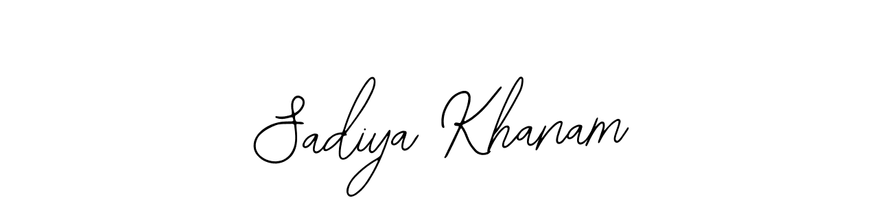 Create a beautiful signature design for name Sadiya Khanam. With this signature (Bearetta-2O07w) fonts, you can make a handwritten signature for free. Sadiya Khanam signature style 12 images and pictures png