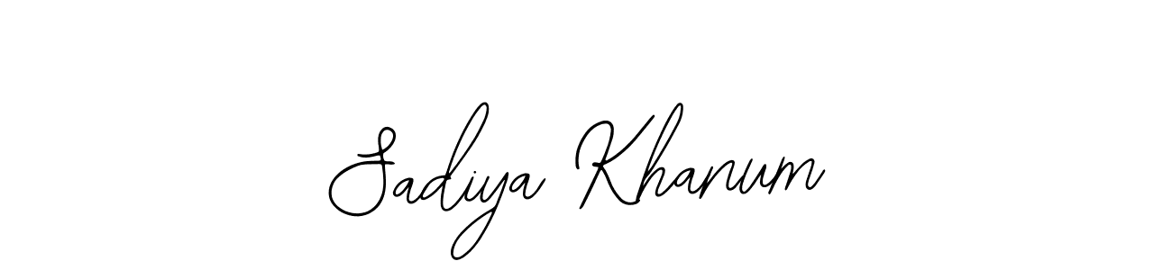 Design your own signature with our free online signature maker. With this signature software, you can create a handwritten (Bearetta-2O07w) signature for name Sadiya Khanum. Sadiya Khanum signature style 12 images and pictures png