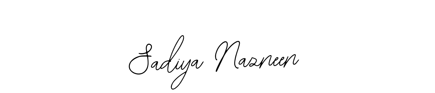 Design your own signature with our free online signature maker. With this signature software, you can create a handwritten (Bearetta-2O07w) signature for name Sadiya Nazneen. Sadiya Nazneen signature style 12 images and pictures png