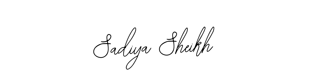 Make a beautiful signature design for name Sadiya Sheikh. With this signature (Bearetta-2O07w) style, you can create a handwritten signature for free. Sadiya Sheikh signature style 12 images and pictures png