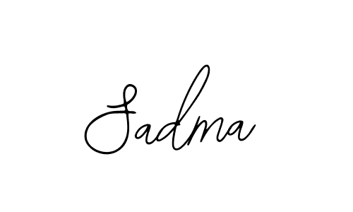 How to make Sadma signature? Bearetta-2O07w is a professional autograph style. Create handwritten signature for Sadma name. Sadma signature style 12 images and pictures png