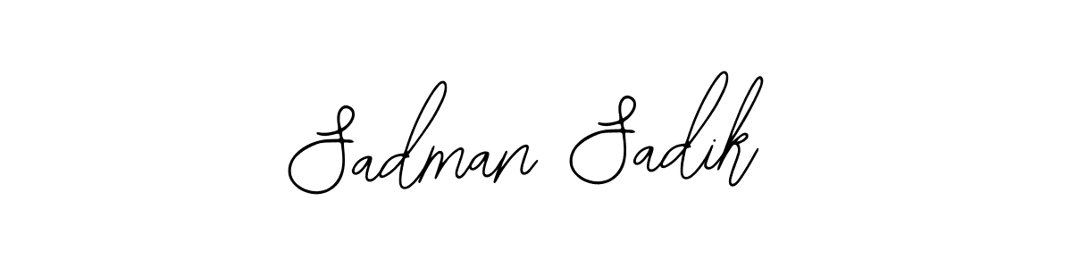 How to Draw Sadman Sadik signature style? Bearetta-2O07w is a latest design signature styles for name Sadman Sadik. Sadman Sadik signature style 12 images and pictures png