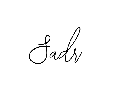 Create a beautiful signature design for name Sadr. With this signature (Bearetta-2O07w) fonts, you can make a handwritten signature for free. Sadr signature style 12 images and pictures png