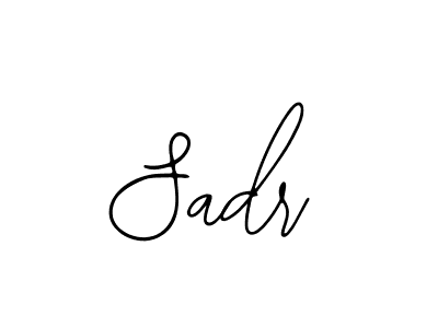 Make a beautiful signature design for name Sadr. With this signature (Bearetta-2O07w) style, you can create a handwritten signature for free. Sadr signature style 12 images and pictures png