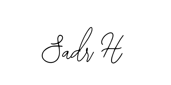 The best way (Bearetta-2O07w) to make a short signature is to pick only two or three words in your name. The name Sadr H include a total of six letters. For converting this name. Sadr H signature style 12 images and pictures png