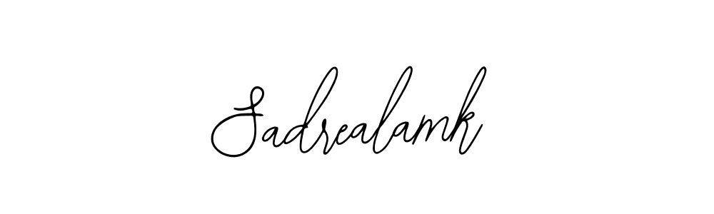 The best way (Bearetta-2O07w) to make a short signature is to pick only two or three words in your name. The name Sadrealamk include a total of six letters. For converting this name. Sadrealamk signature style 12 images and pictures png